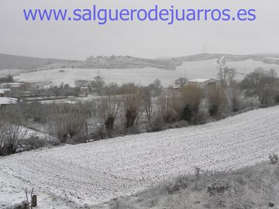 Desde la iglesia hacia los huertos de abajo.
