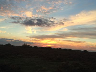 Paisaje atardecer
